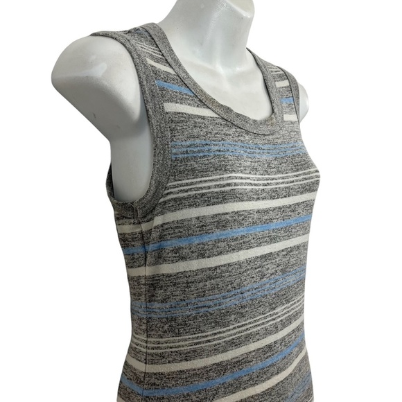 PHILOSOPHY Striped Y2K Tank Midi Stretch Knit 90's Inspired Casual Dress sz XS - Picture 5 of 16
